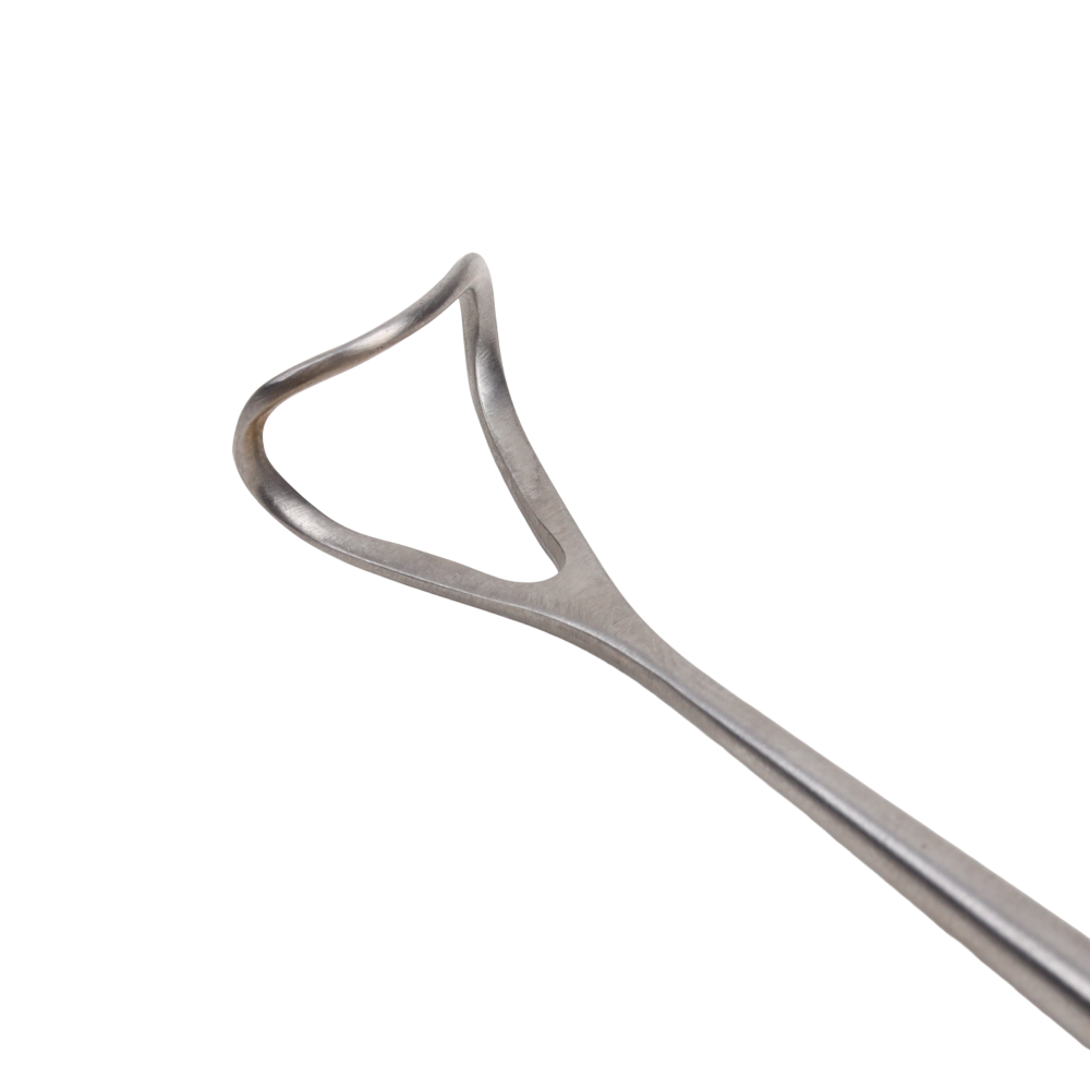 289-501 - Fenestrated Desmarres Nasal Retractor Weighted with 14cm chain